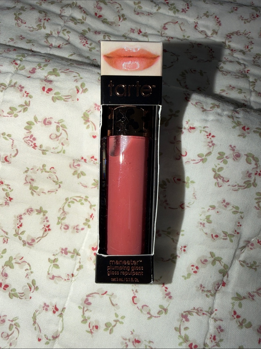 tarte Maneater Plumping Lip Gloss - Coral Pink